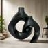 Black Matte Minimalist Vases