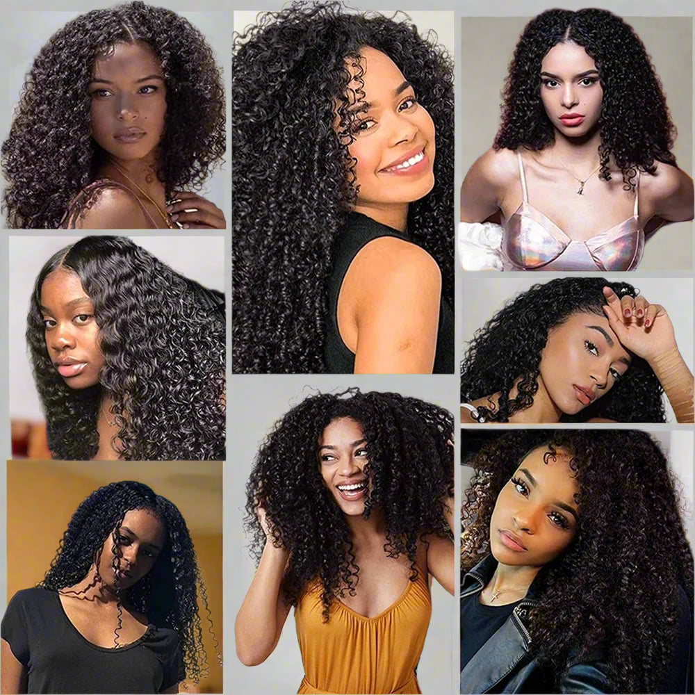 Brazilian Kinky Curly Human Hair Wig