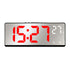 Voice Control Digital Alarm Clock Temperature Dual Alarm Snooze Desktop Table Clock Night Mode 12/24H LED Clock Watch