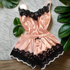 Satin Lace Bowknot Sleepwear