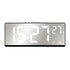 Voice Control Digital Alarm Clock Temperature Dual Alarm Snooze Desktop Table Clock Night Mode 12/24H LED Clock Watch