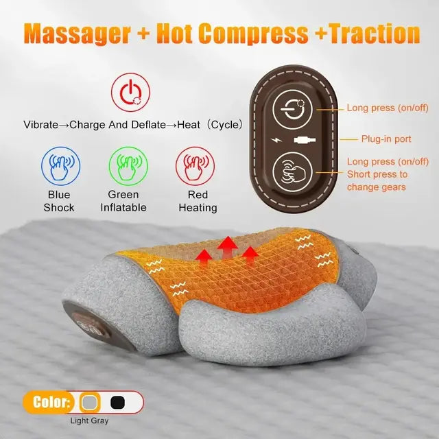 Electric Massager Cervical Pillow