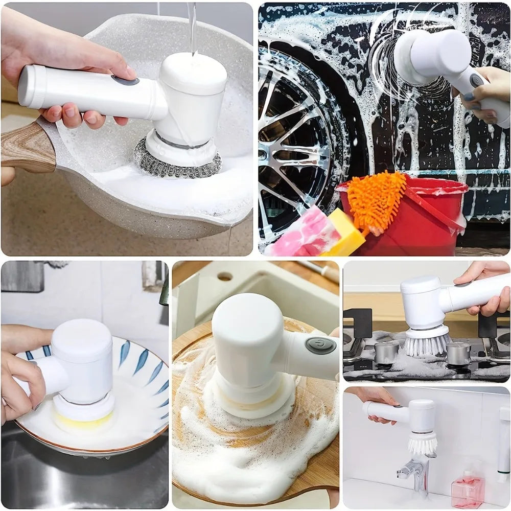 Multifunctional Electric Spin Scrubber Rechargeable