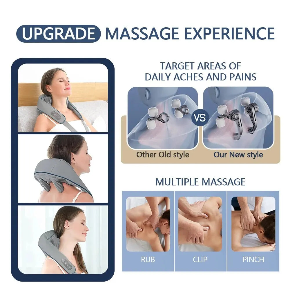 Neck And Shoulder Kneading Massage Device