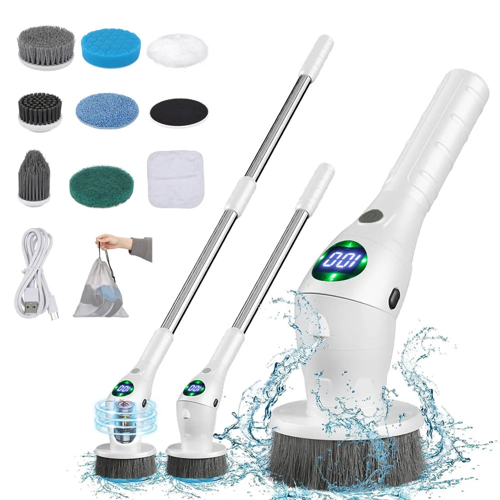 Electric Scrubber Brush 8 in 1