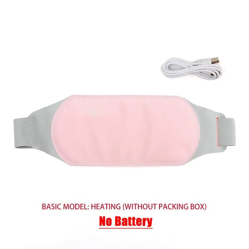 Menstrual Heating Pad Warm Palace Hot Waist Belt Relieve Menstrual Pain Hot Compress Massager for Woman Girl Belly Back Heating