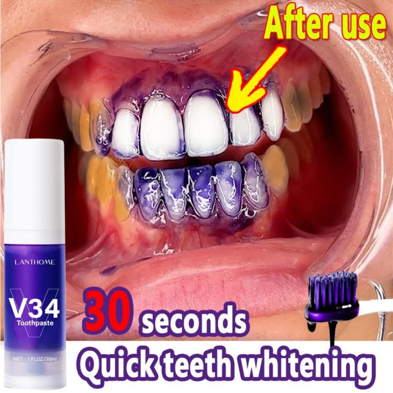 V-Gleam Purple Whitening Toothpaste