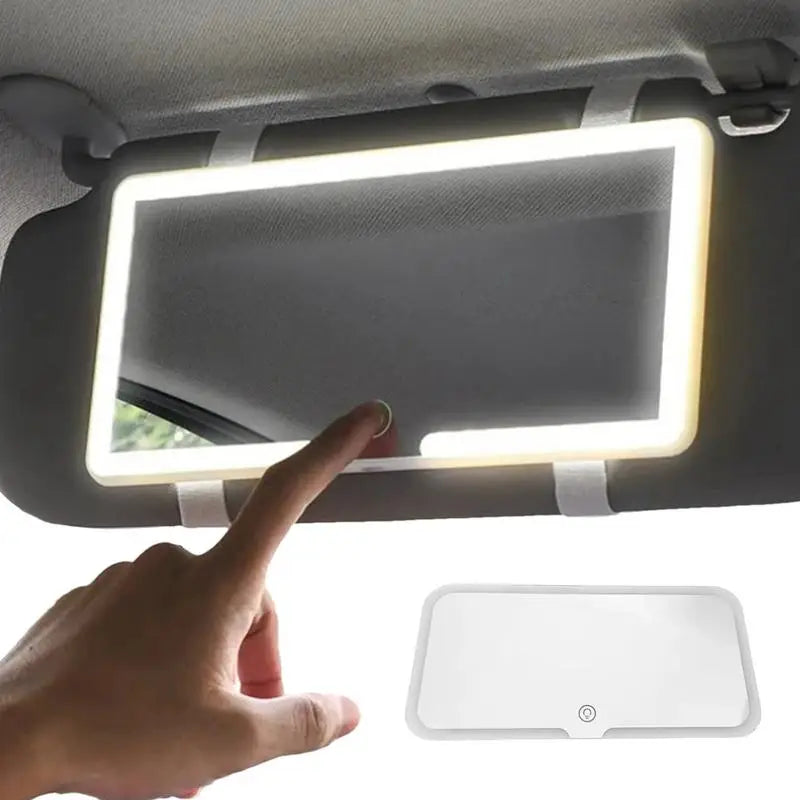 LED Car Sun Visor Makeup Mirror