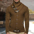 Soft Knit High Collar Men’s Cardigan