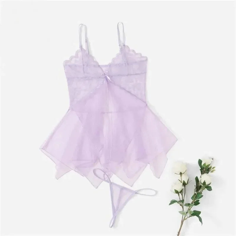 Elegant Tulle Intimate Lingerie Set