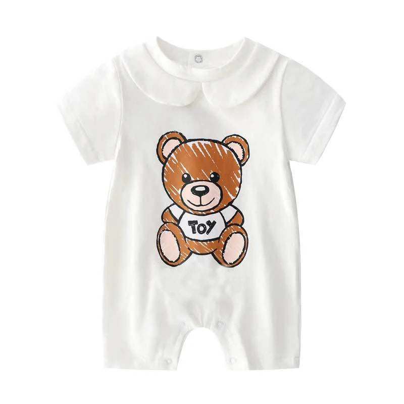 Cute Cartoon Newborn Romper Set