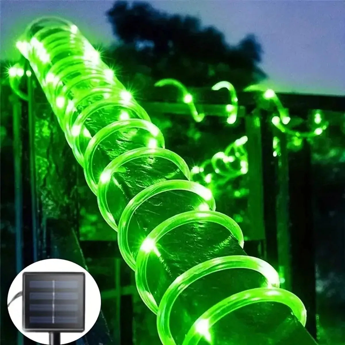 Solar LED Tube String Lights