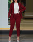 Elegant Office Lady Suit Set