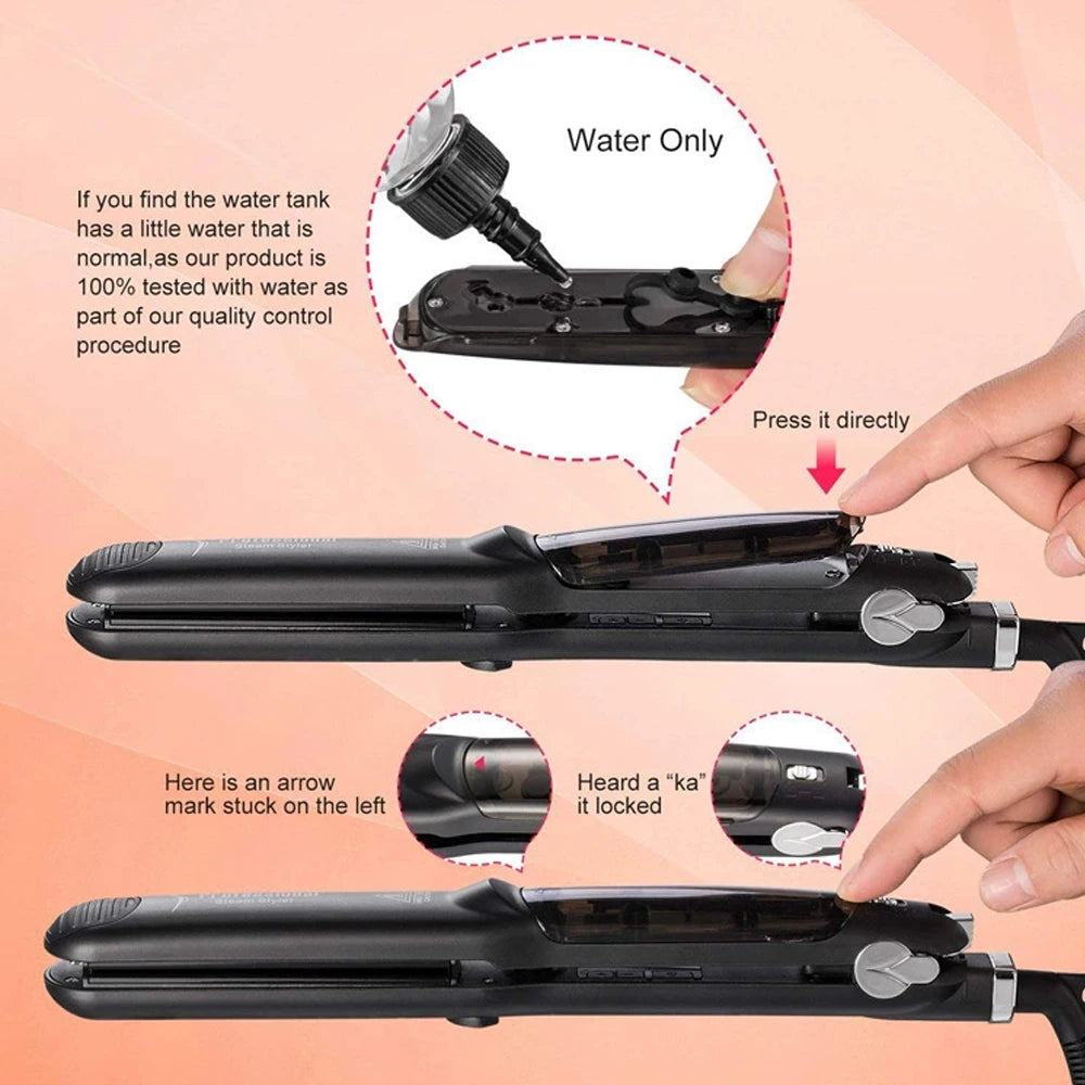 Pro Vapor Steam Hair Straightener