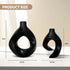 Black Matte Minimalist Vases