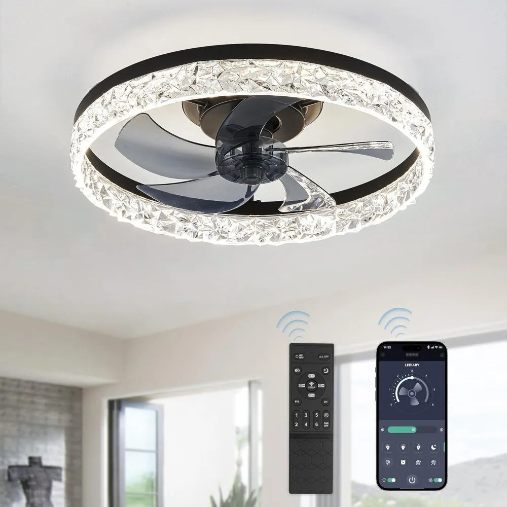 Bladeless Breeze Ceiling Fan Light