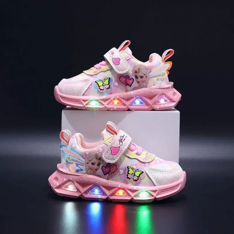 Frozen Princess Light-Up Sneakers