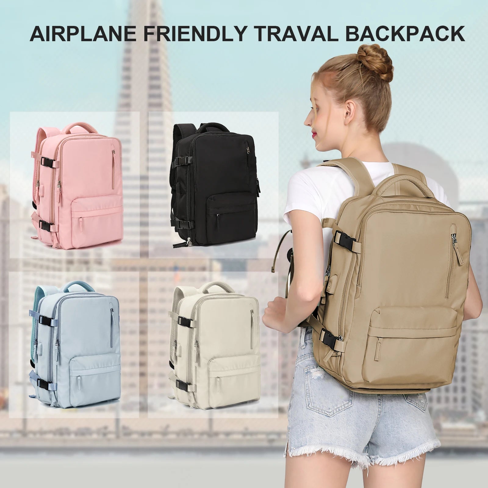 Airline Travel Laptop Backpack