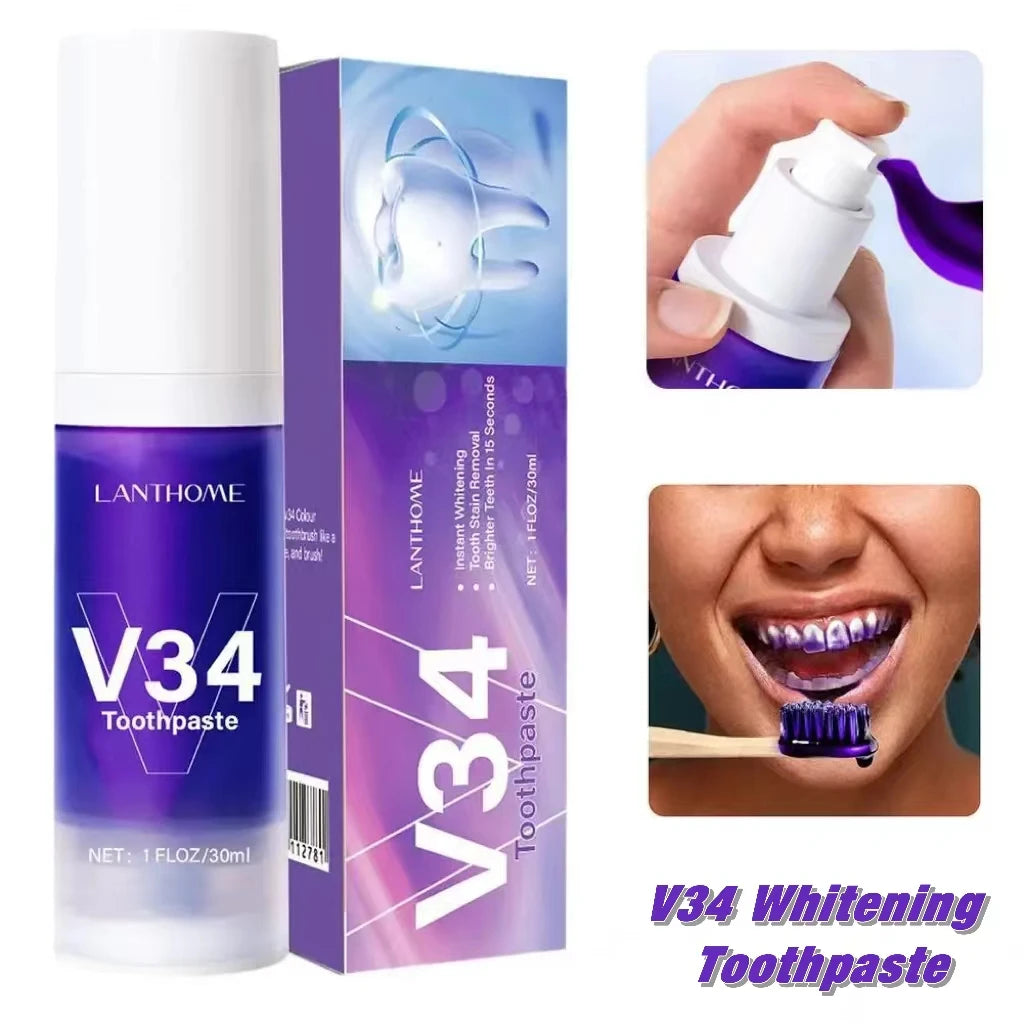 V-Gleam Purple Whitening Toothpaste