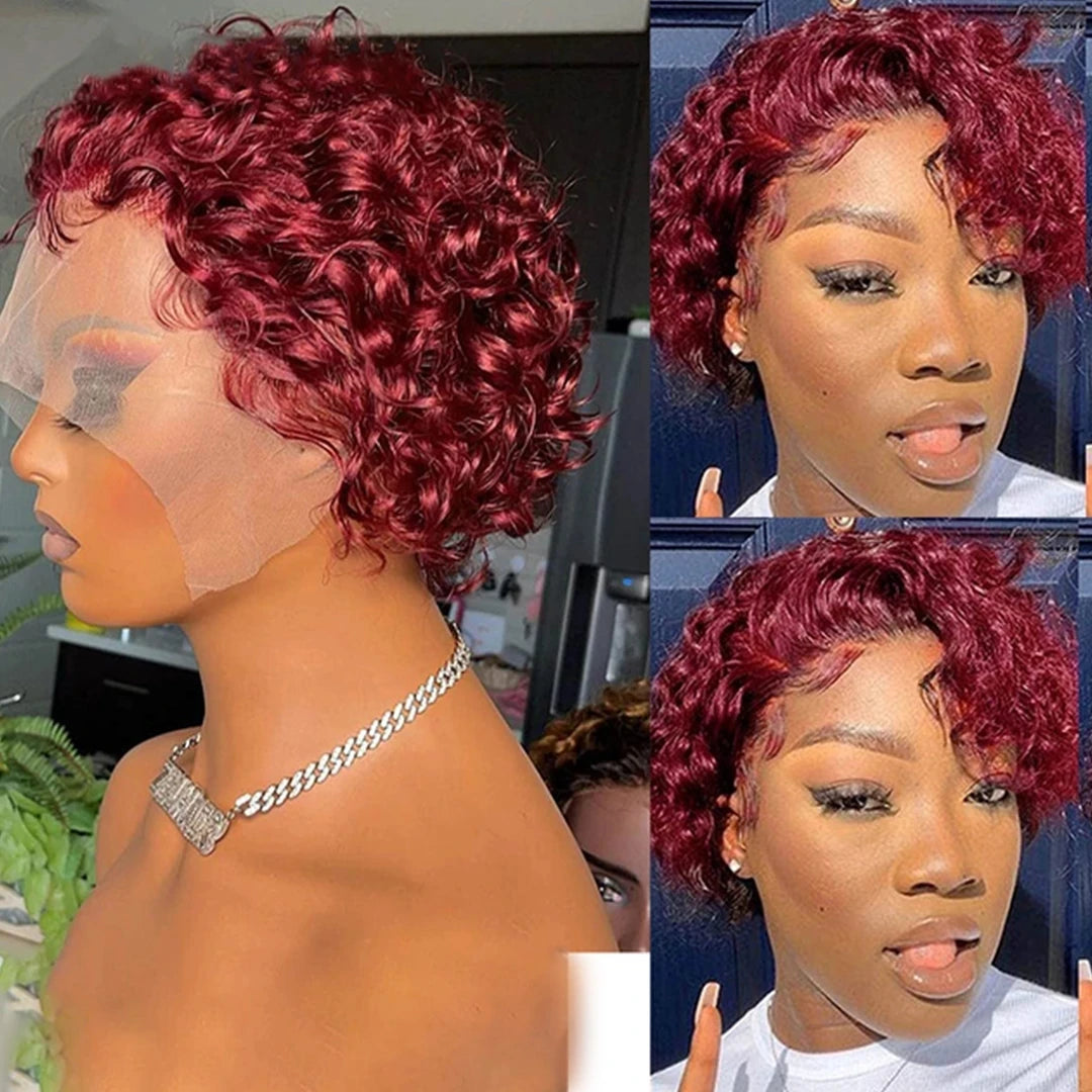 Charming Pixie Cut Lace Wig