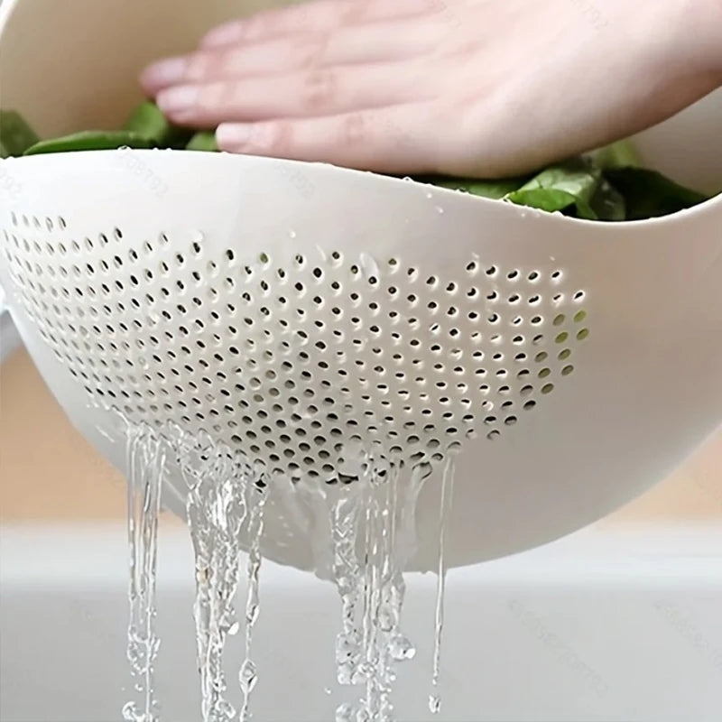 Multi-Use Rice Drain Basket