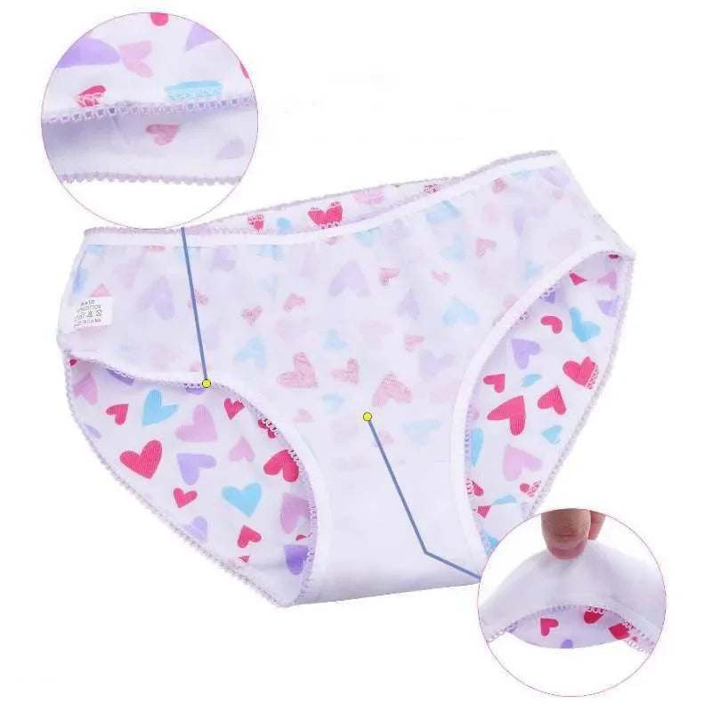 Adorable Girls' Cotton Panties