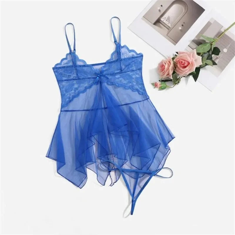 Elegant Tulle Intimate Lingerie Set