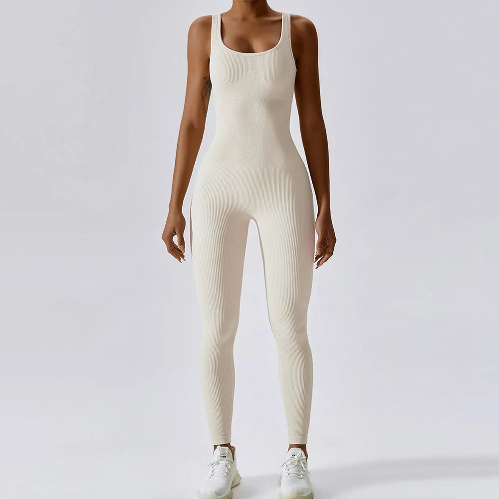 All-Season Women's Fitness Jumpsuit