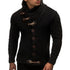 Soft Knit High Collar Men’s Cardigan