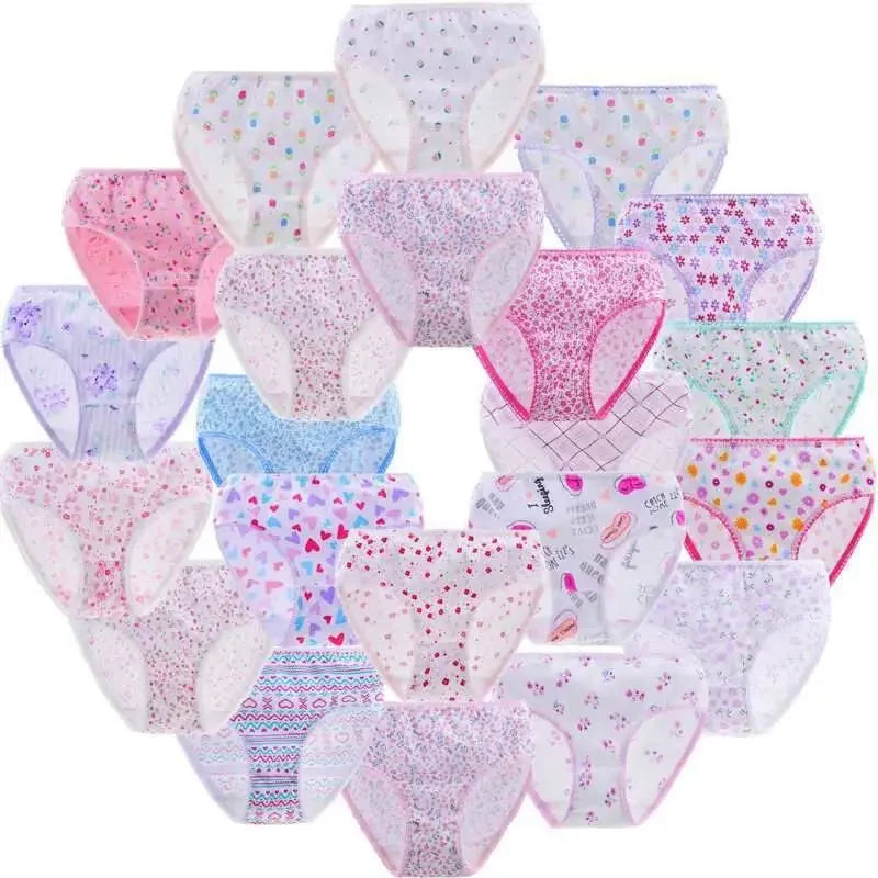 Adorable Girls' Cotton Panties