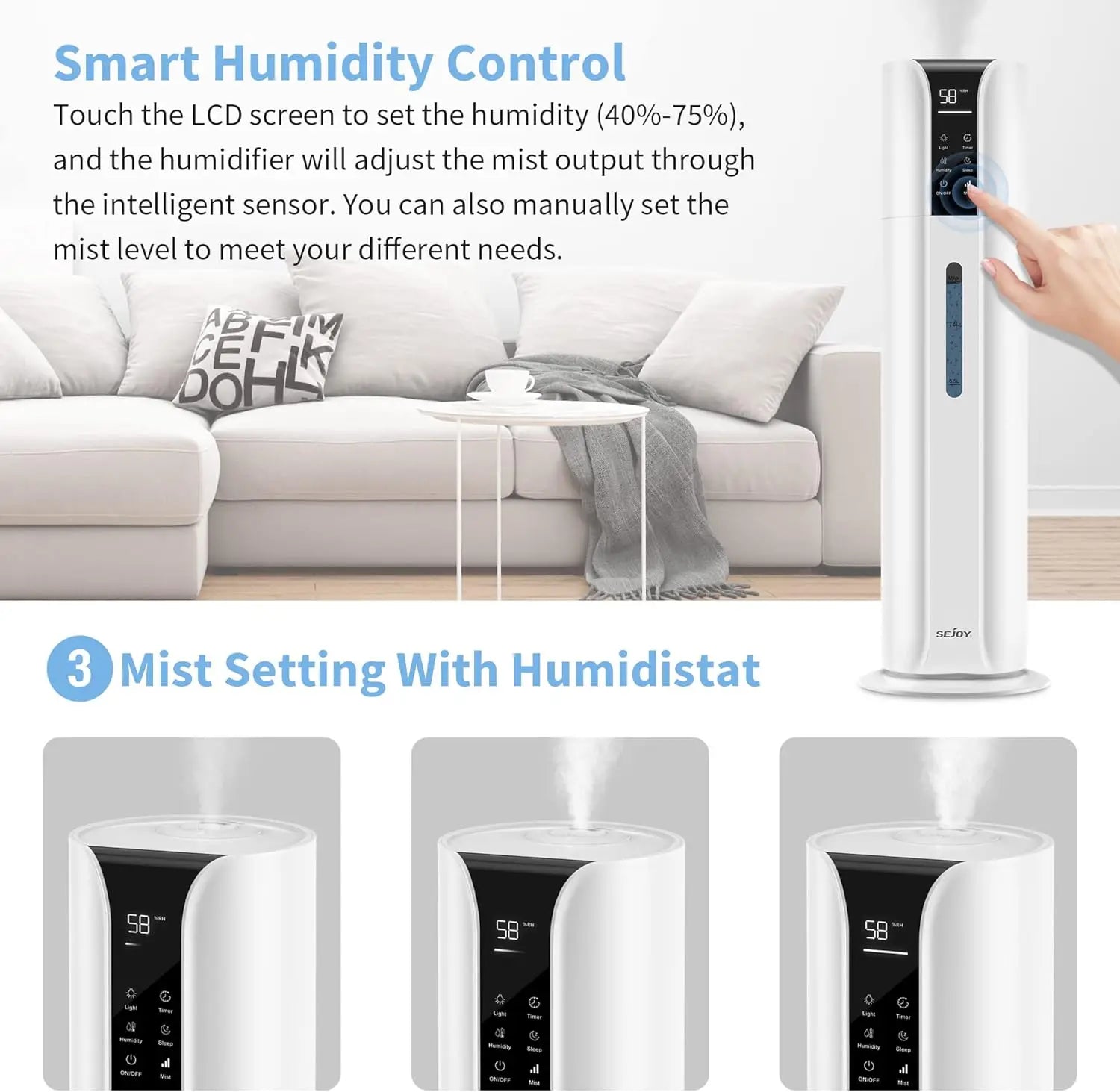 Comfort Mist Pro Humidifier with Oils