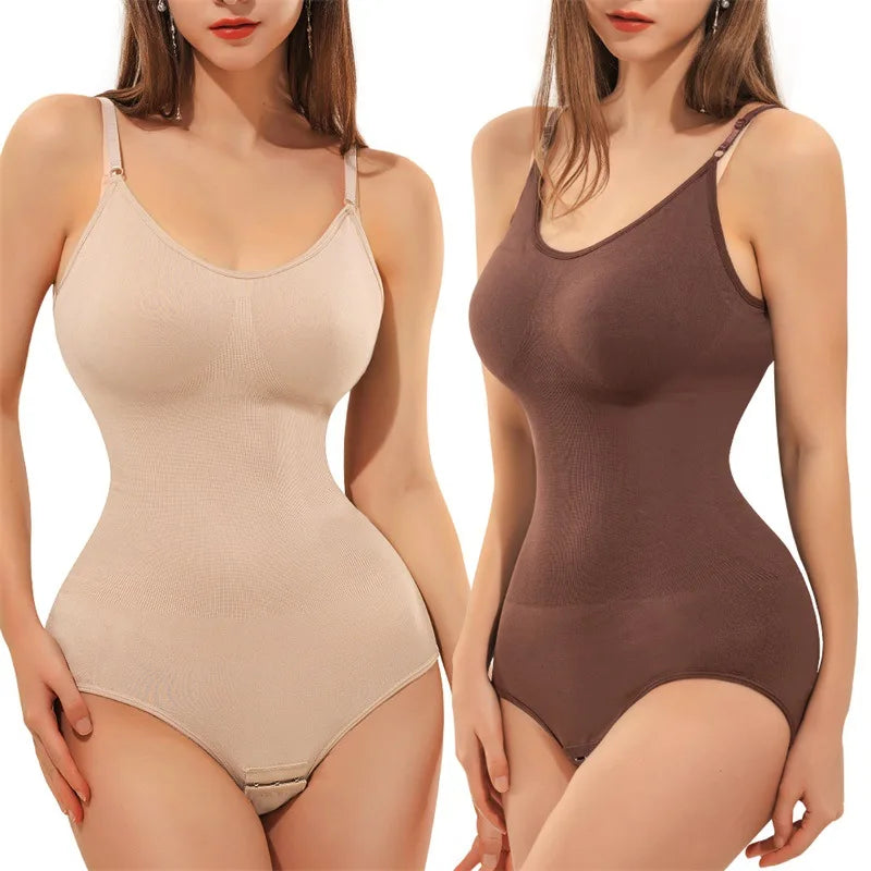 SlimFit V Neck Shapewear Bodysuit