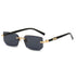 Fashion Square Rimless Sunglasses