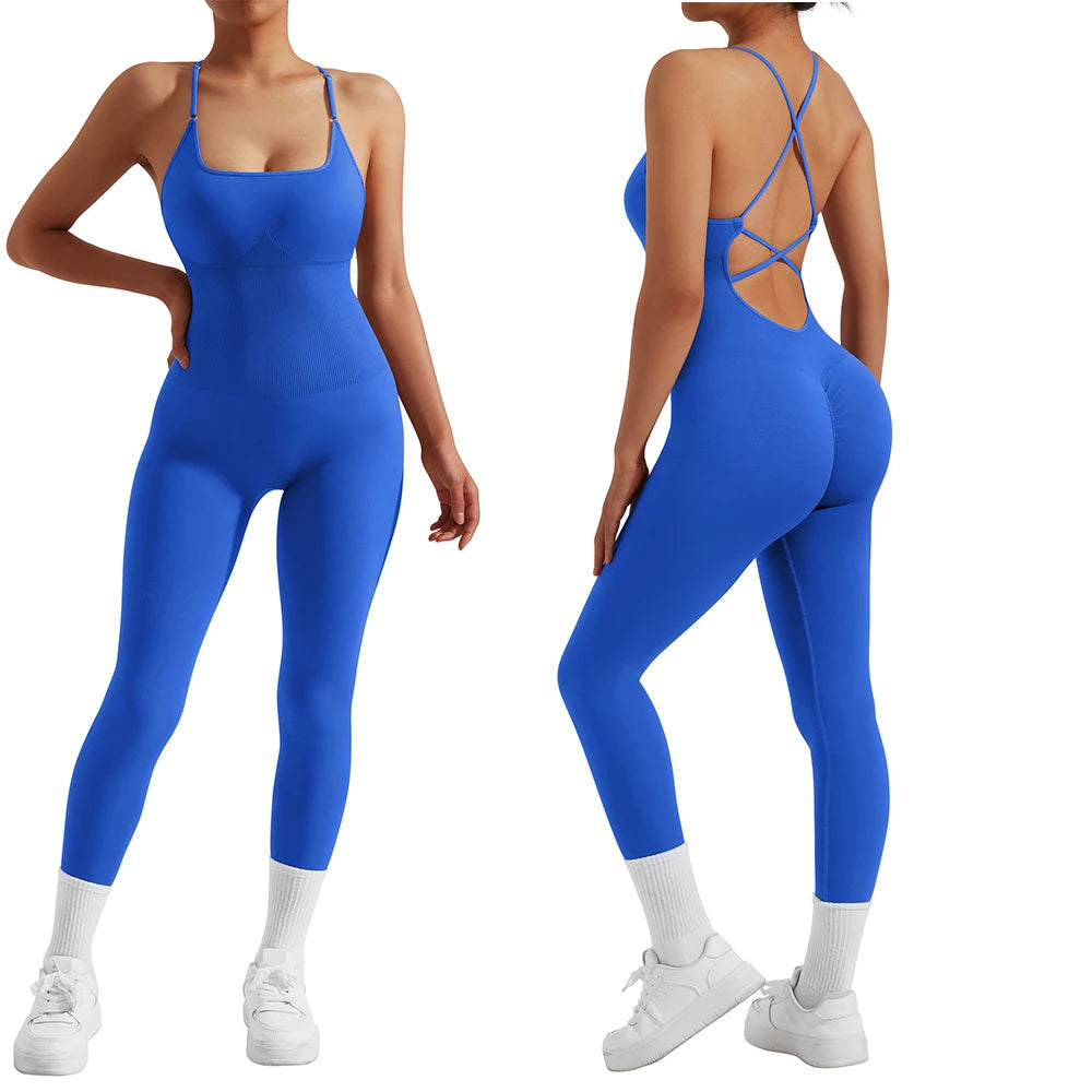 All-Season Women's Fitness Jumpsuit