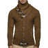 Soft Knit High Collar Men’s Cardigan