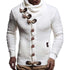 Soft Knit High Collar Men’s Cardigan