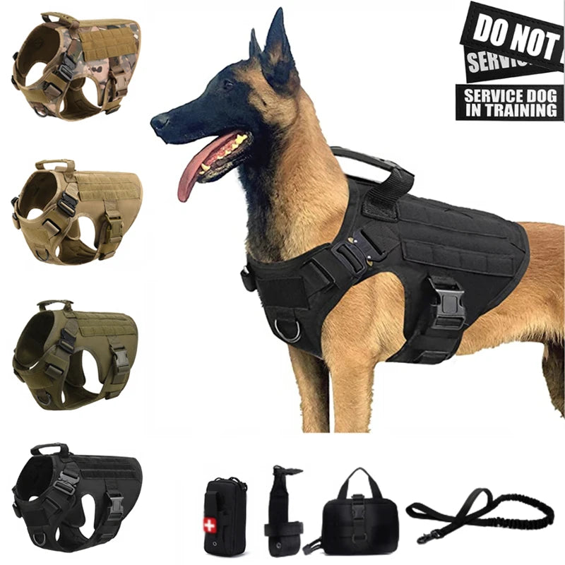 Ultimate Tactical Dog Harness Set