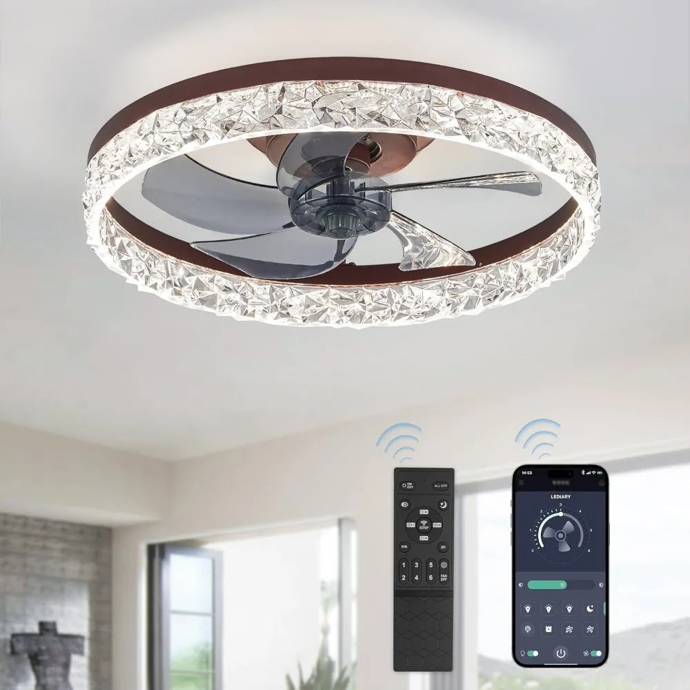 Bladeless Breeze Ceiling Fan Light