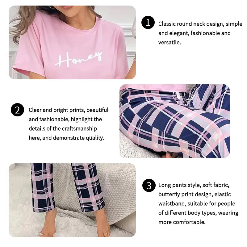 Cozy Plaid Pajama Set