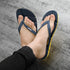 Blue Massage Flip Flops for Men