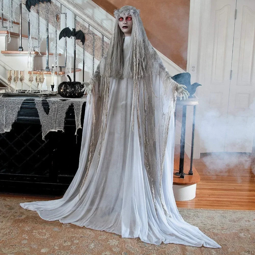 Lifesize Ghost Bride Halloween Decor