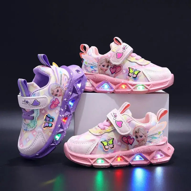 Frozen Princess Light-Up Sneakers