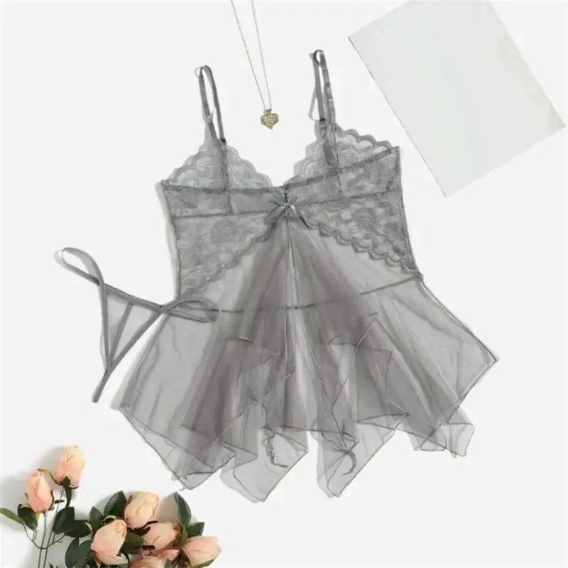 Elegant Tulle Intimate Lingerie Set