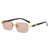 Fashion Square Rimless Sunglasses