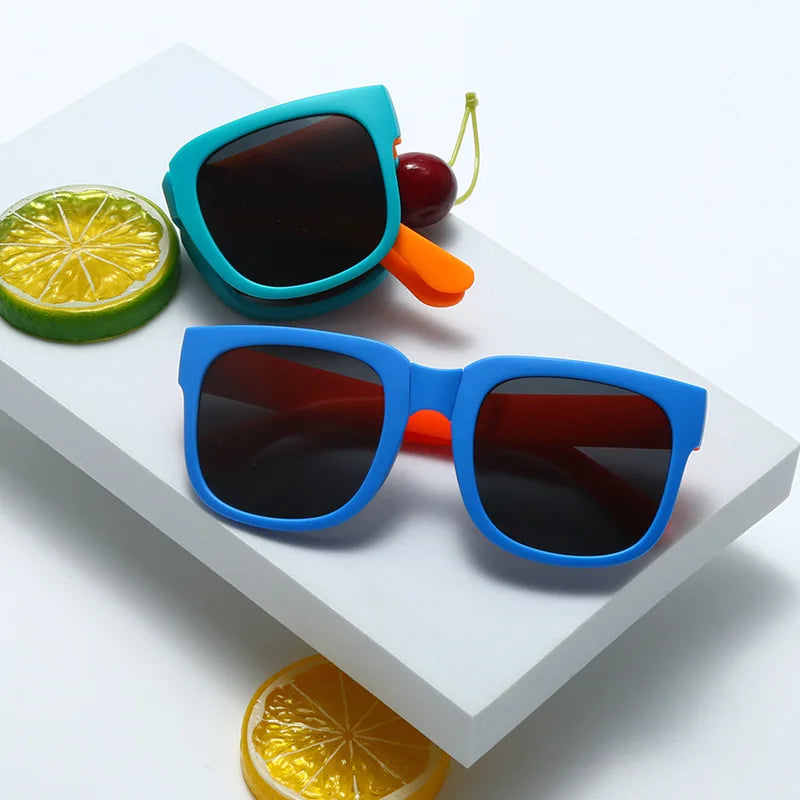 Colorful Kids Folding Sunglasses