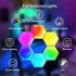 RGB Hexagonal Light Game Atmosphere Light Intelligent Voice Control Induction Bluetooth APP Remote Control Rhythm Light