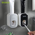 ECOCO Automatic Toothpaste Dispenser Wall Mount Bathroom Bathroom Accessories Waterproof Toothpaste Squeezer Toothbrush Holder